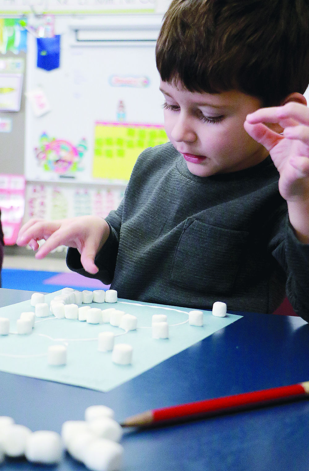 Lincoln preschool snowman craft